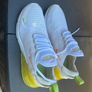 Nike Air Max 270 'White Yellow Strike' Women Sneaker | DV2184-100 | -  Size: 10